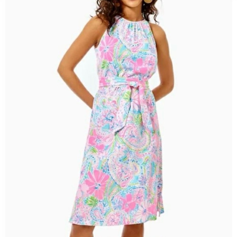 Lilly Pulitzer Mabry Midi Dress Size XS